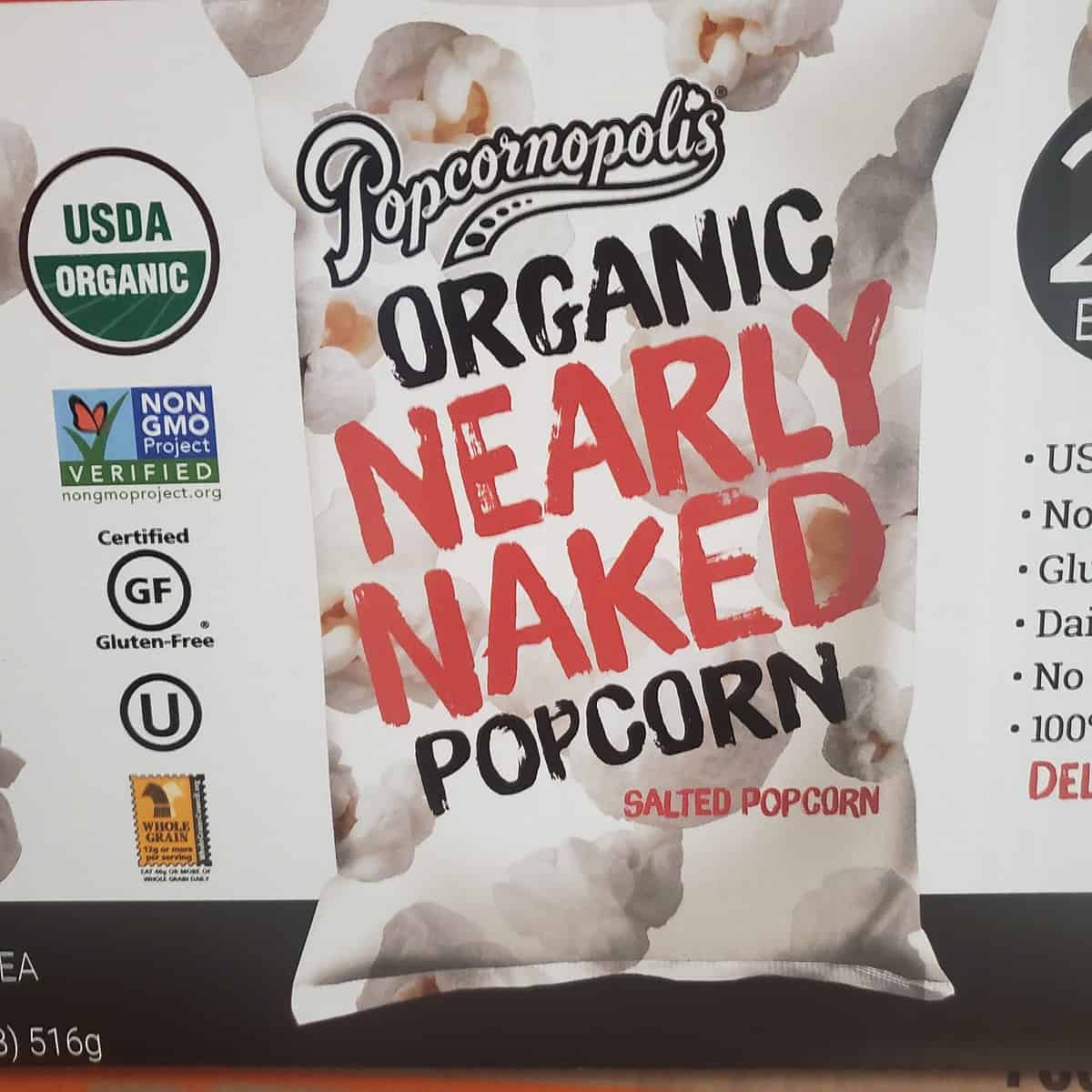 organic popcorn gluten free